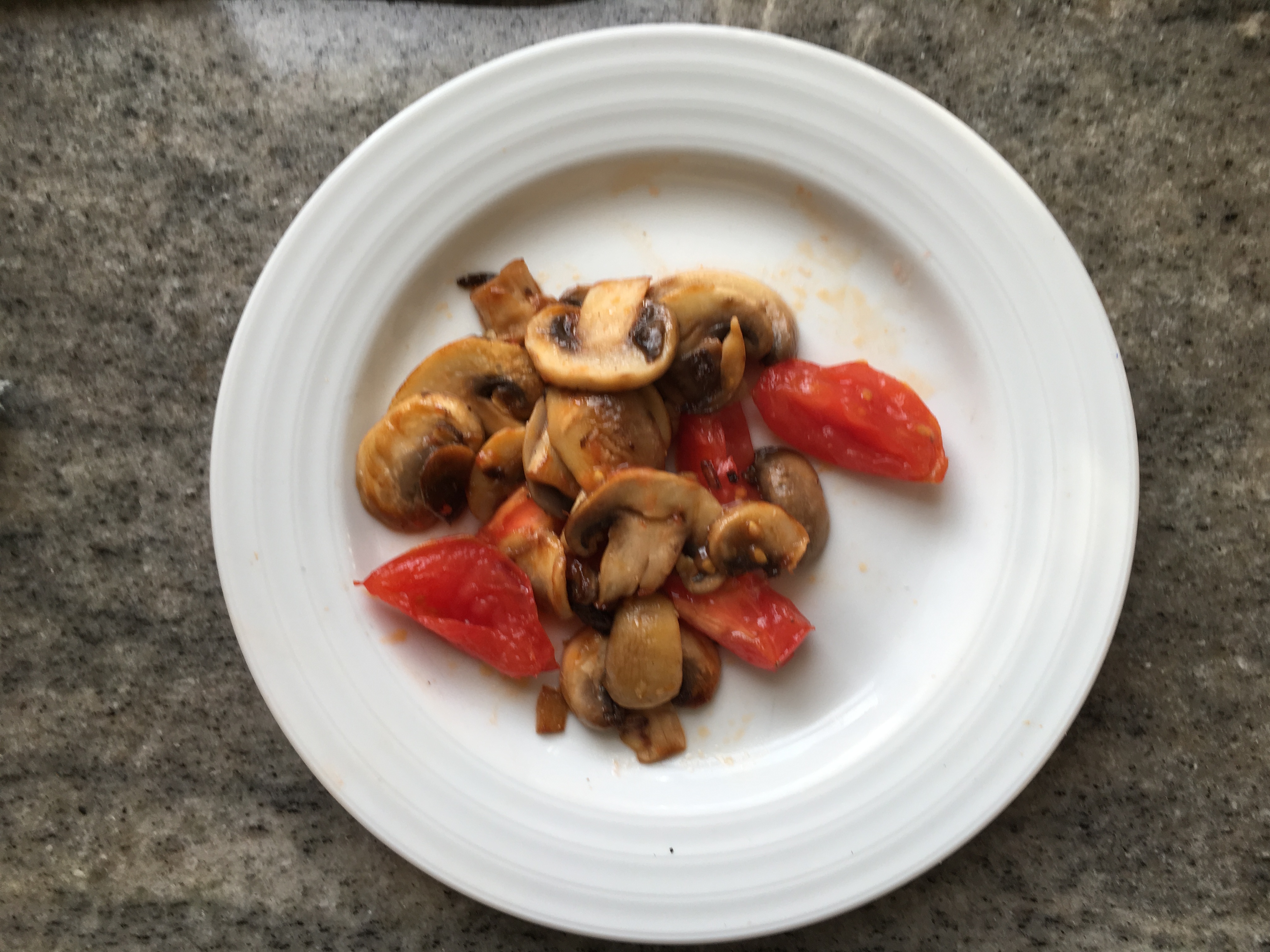 Picture of Warm Mushroom & Tomato Salad.