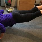 Advanced push-up with feet elevated