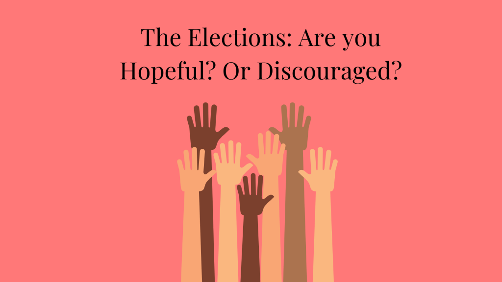 Image of hands going up into the air