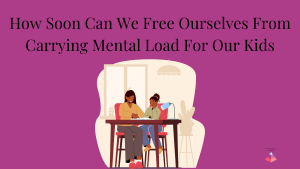 Image of mom watching her child do homework.