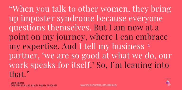 Quote from Nada Hanafi, in the article How to Reassess Your Options