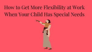 Image of a Mom holding a toddler in her arms and pointing