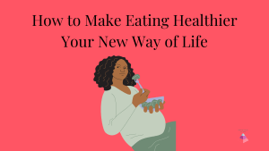 Image of a pregnant woman eating a salad