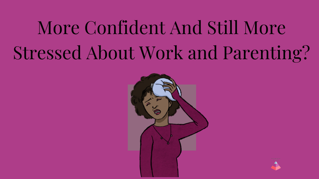 Woman looking stressed out holding a hot water bottle against the side of her head.