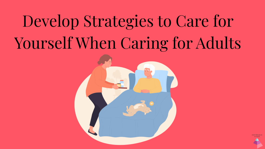 Image of a woman caring for an aging parent at his bedside