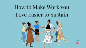 Image of women in a circle holding hands in collaboration