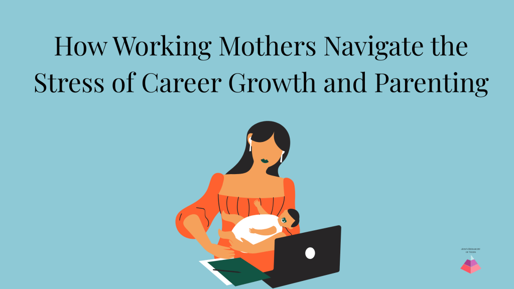 Image of a mother with her baby on her lap in front of her laptop