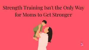 Image of a woman lifting a toddler