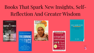5 book covers for Books That Spark New Insights, Self-Reflection And Greater Wisdom